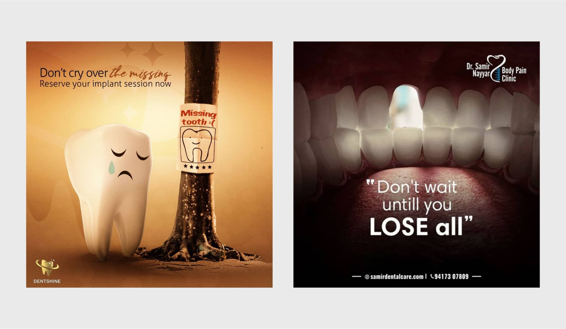 خلاقیت در تبلیغات دندان پزشکی